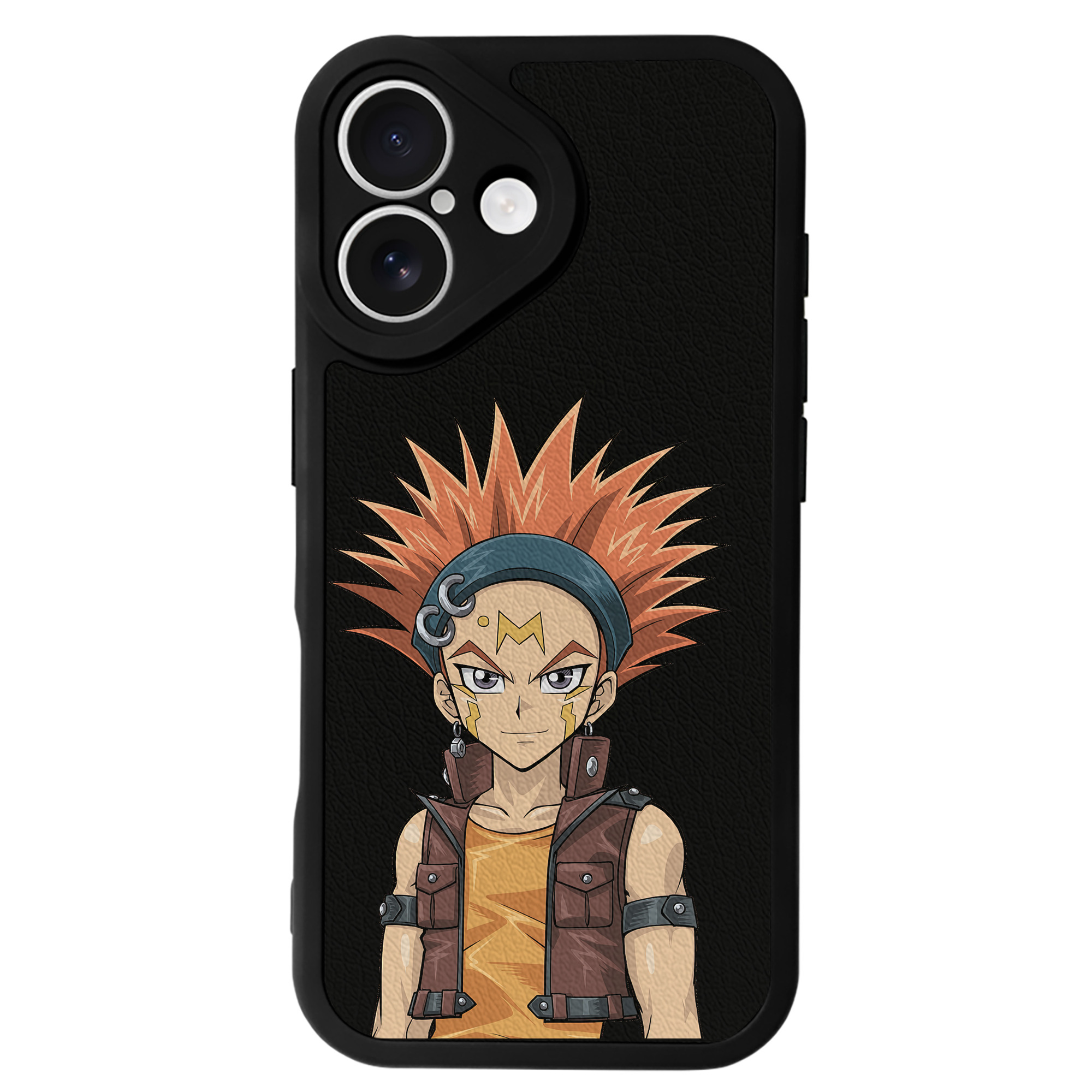 遊☆戯☆王 Yu-Gi-Oh! 【iPhone 16シリーズ対応】シリコンスマホケース（レザー調） 材質：シリコン